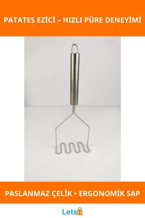 Dayanıklı Paslanmaz Çelik Patates Ezici Mutfak Aleti