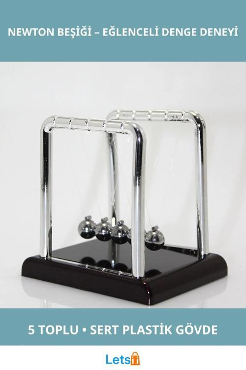 Newton Beşiği Denge Balans Etkileşimli Masa Dekorasyonu