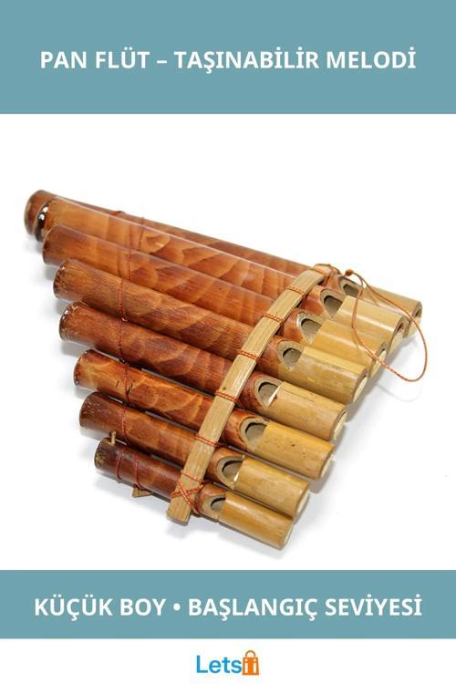 Doğal Bambu Küçük Boy Pan Flüt