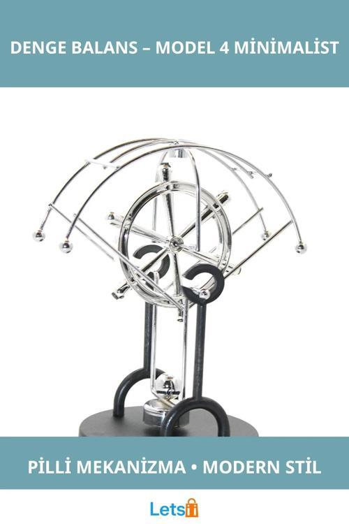 Minimalist Modern Pilli Denge Balans Sürekli Hareketli Dekoratif Obje