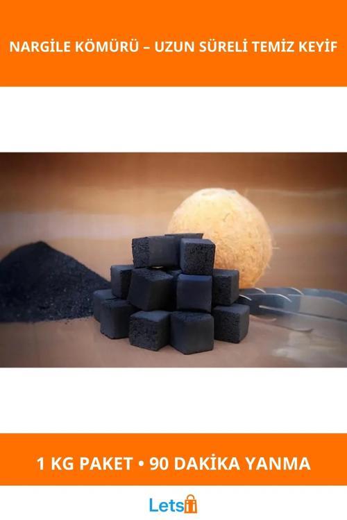1 KG Doğal Hindistan Cevizi Nargile Kömürü