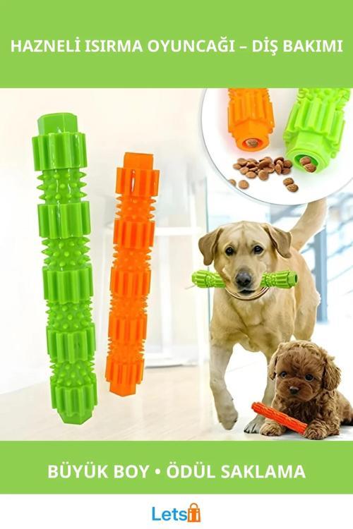 Büyük Boy Diş Temizleme ve Ödül Saklama Köpek Oyuncağı