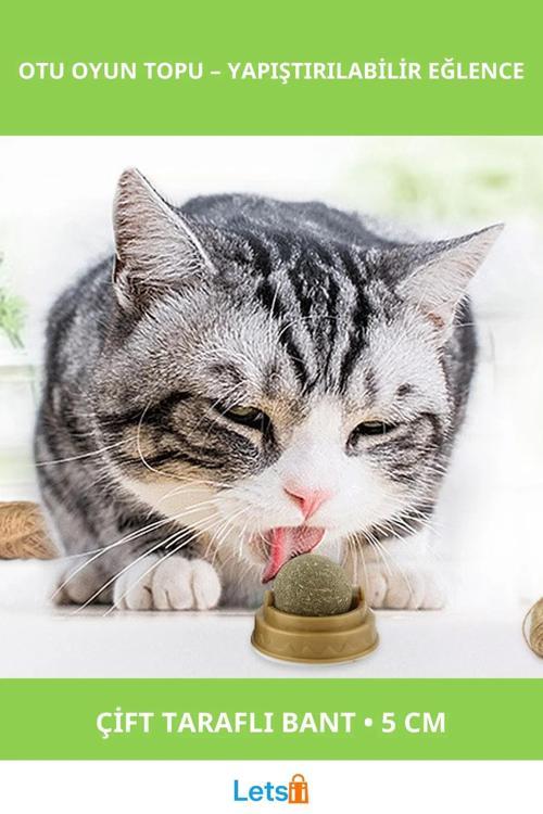 Kedi Otu Oyun Topu 5 cm Dayanıklı Eğlence