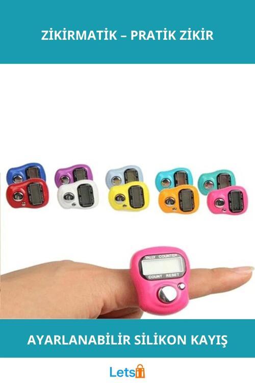 Ergonomik Silikon Yüzük Zikirmatik Sayacı