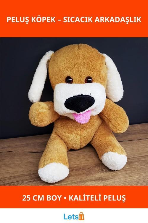 Sevimli Peluş Oyuncak Köpek 25 cm Tatlı Hediye