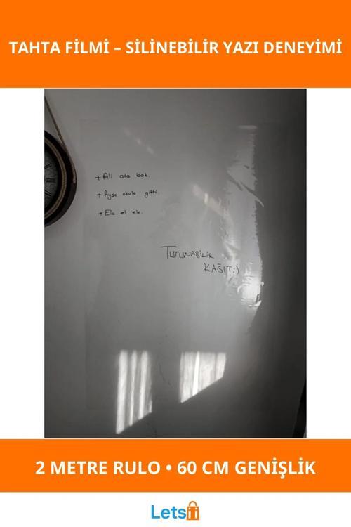 Kendinden Yapışkanlı Şeffaf PVC Tahta Filmi 2 Metre x 60 cm