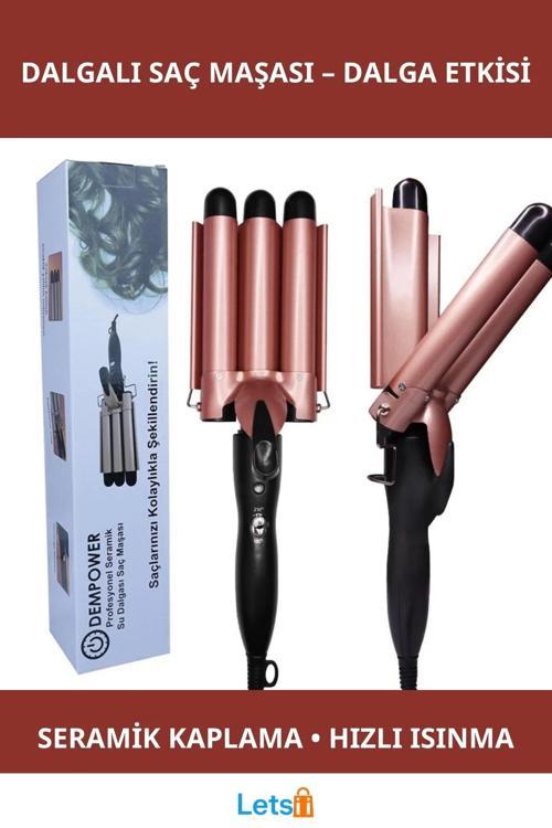 Seramik Kaplamalı Su Dalgalı Saç Maşası