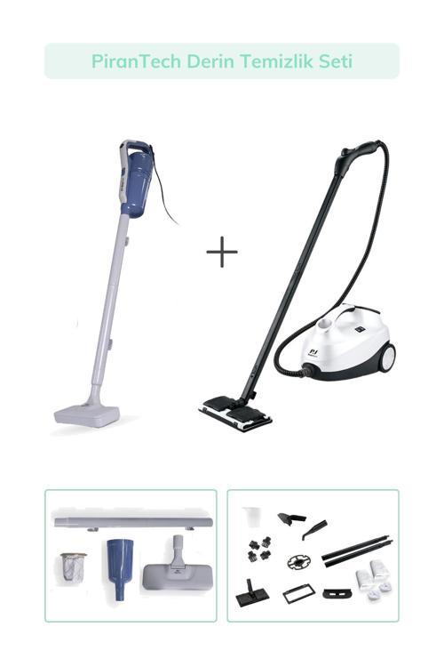 CB-107C Buharlı Temizlik Makinası / EK340 Torbasız Dikey Elektrikli Süpürge