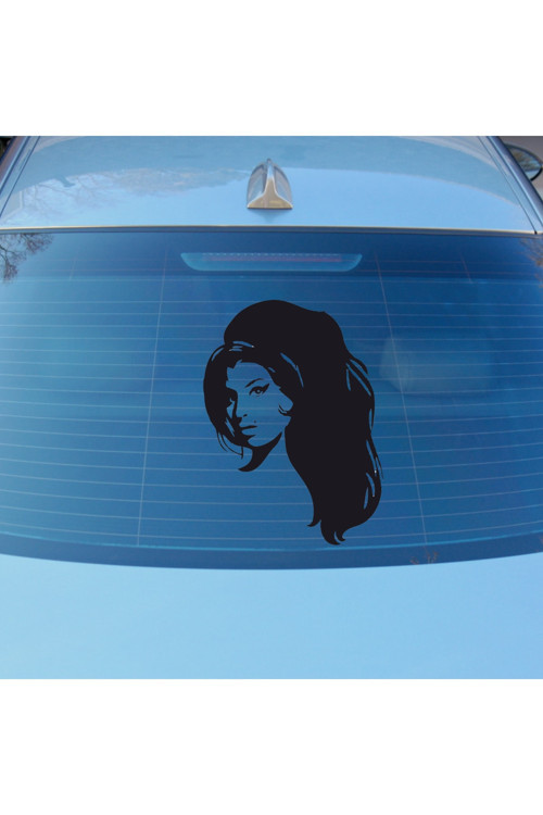 Oto Özel Sticker Siyah 38 Cm
