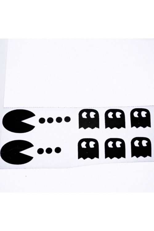 Pac Man Oto Özel Sticker 25*4 Cm