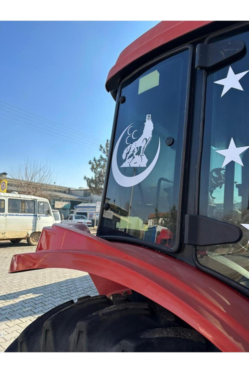 Üç Hilal Bozkurt Oto Özel Sticker 40*40 Cm
