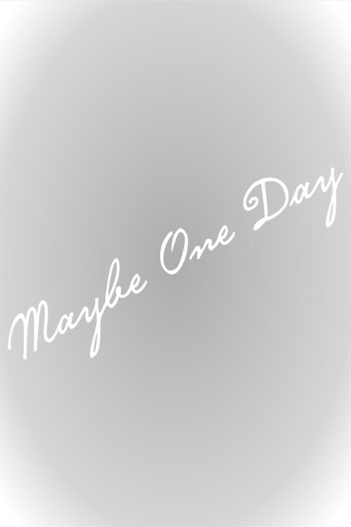 Belki Bir Gün Maybe One Day Özel Sticker Oto Özel Sticker Beyaz 20 Cm
