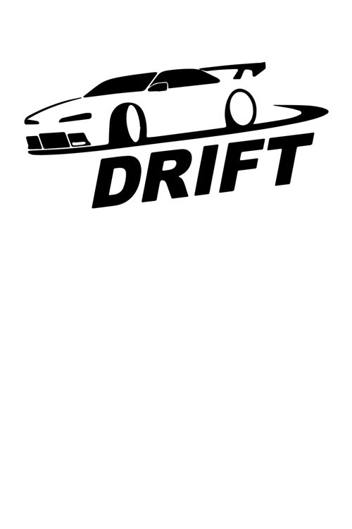 Drift Yapan Araba Aksesuar Oto Özel Sticker Siyah 20*10 Cm