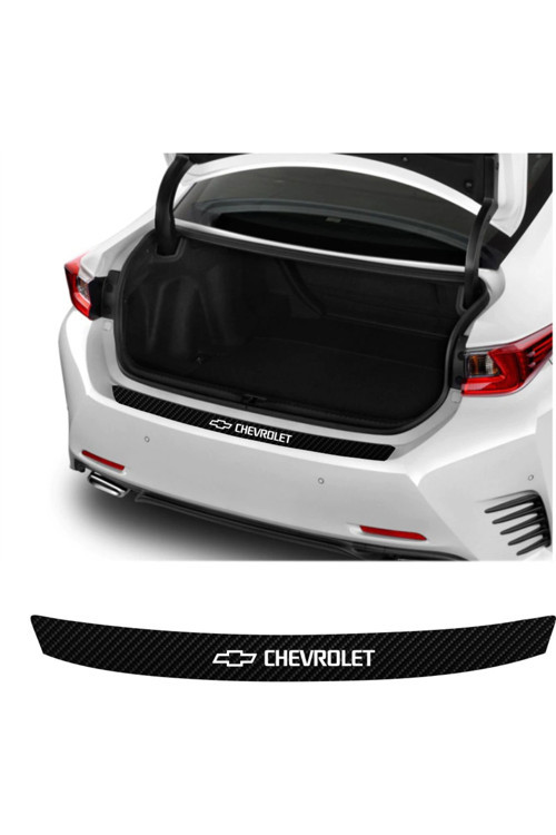 Chevrolet Captiva İçin Özel Uyumlu Aksesuar Oto Arka Tampon Bagaj Koruyucu Özel Sticker 92*7 Cm
