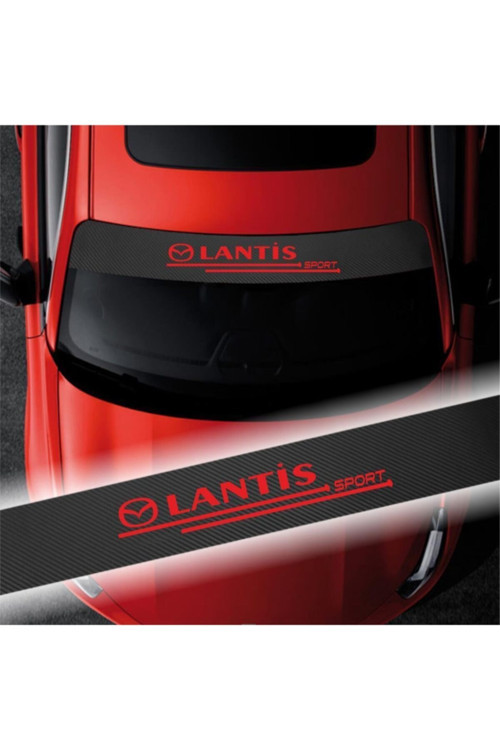 Mazda Lantis İçin Özel Uyumlu Aksesuar Oto Ön Cam Oto Özel Sticker Karbon