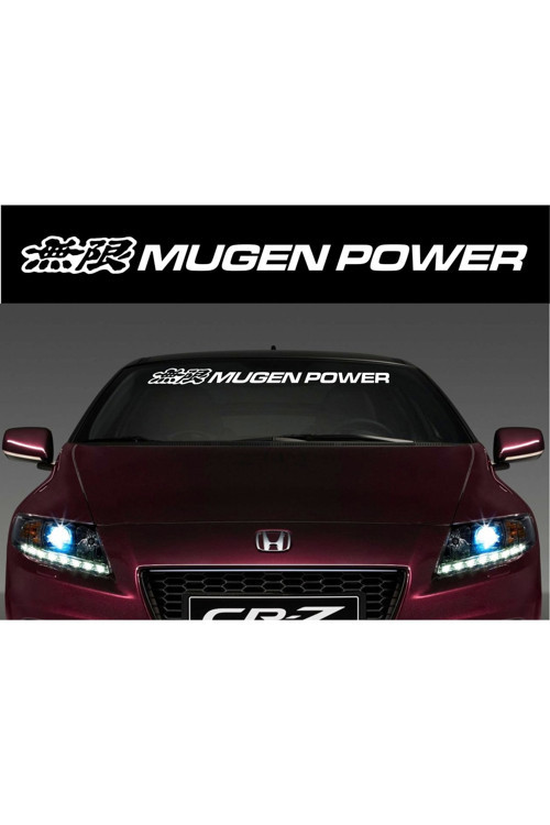 Honda Mugen Power Ön Cam Özel Sticker 100*8 Cm