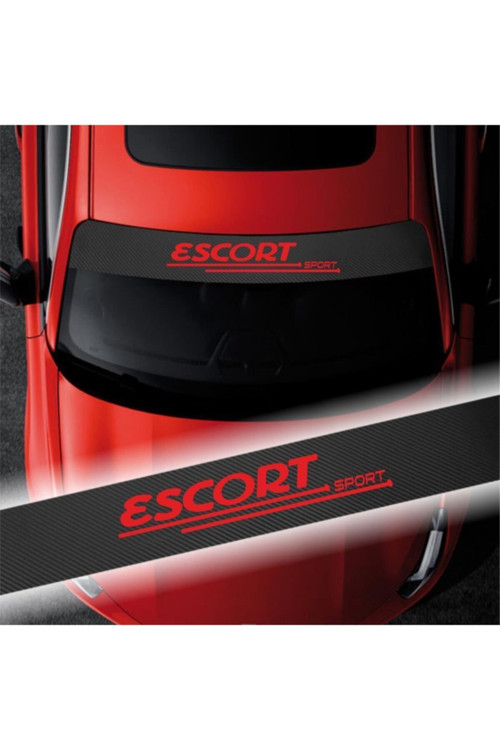 Ford Escort İçin Özel Uyumlu Aksesuar Oto Ön Cam Oto Özel Sticker Karbon