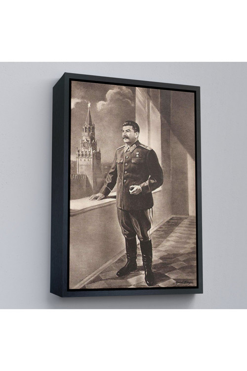 Çerçeveli Joseph Stalin Rusya Ve Sovyetler Birliği Sscb Tablo-7715