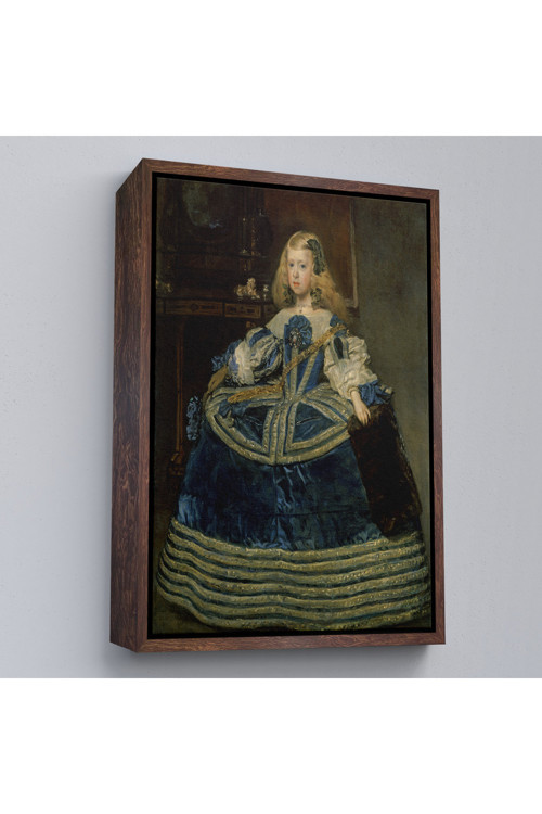 Çerçeveli Diego Velázquez - İnfanta Margarita'Nın Portre Tablo-7333