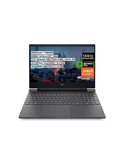 Victus 15-fb3009nt AMD Ryzen 7 8845HS 16GB Ram 512GB SSD Nvidia GeForce RTX 4060 (8GB) 15.6" Full HD IPS Led Ekran Gaming Laptop