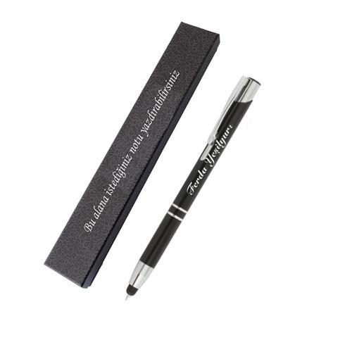 İsme Kişiye Özel Touch Penli Basmalı Tükenmez Kalem