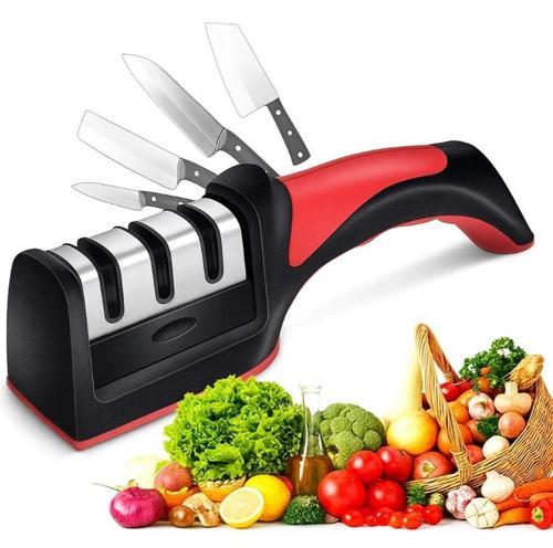 Bileme Aleti Kırmızı Siyah Tasarım Pratik Kullanım Kesici Alet Bileme