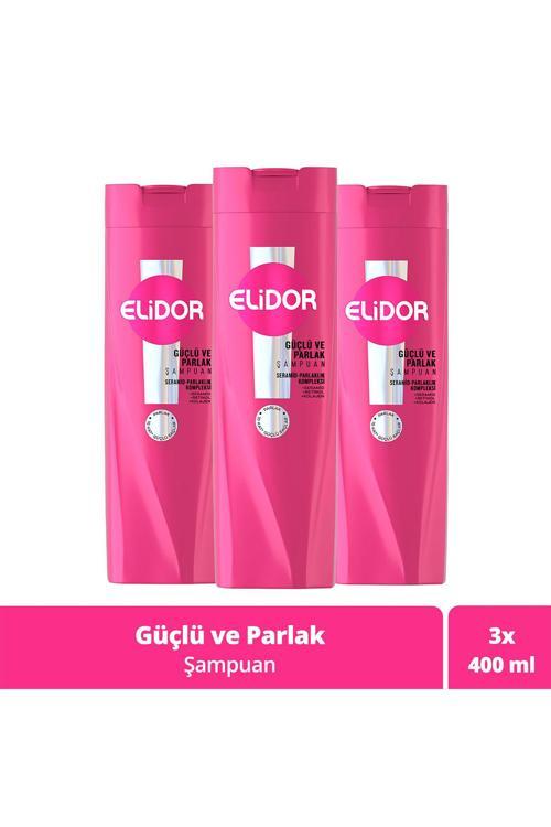 Saç Bakım Şampuanı Güçlü ve Parlak 400 ml x3