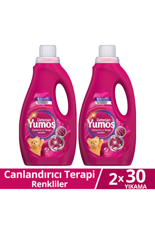 Sıvı Bakım Deterjanı Canlandırıcı Terapi Renkliler 30 Yıkama 1500ml x2