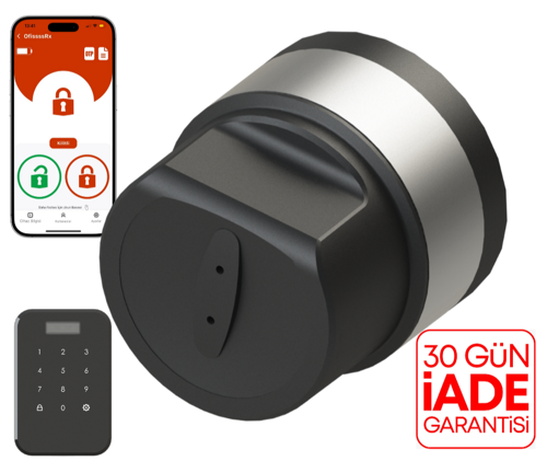 Utopic RX Yapay Zeka Destekli Akıllı Kilit Yüz Tanıma ve Tuş Takımı - Türkiye′de Üretilen Kapılara Özel