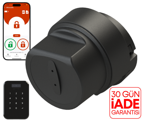 Utopic RXe Yapay Zeka Destekli Akıllı Kilit Yüz Tanıma ve Tuş Takımı - Türkiye'de Üretilen Kapılara Özel