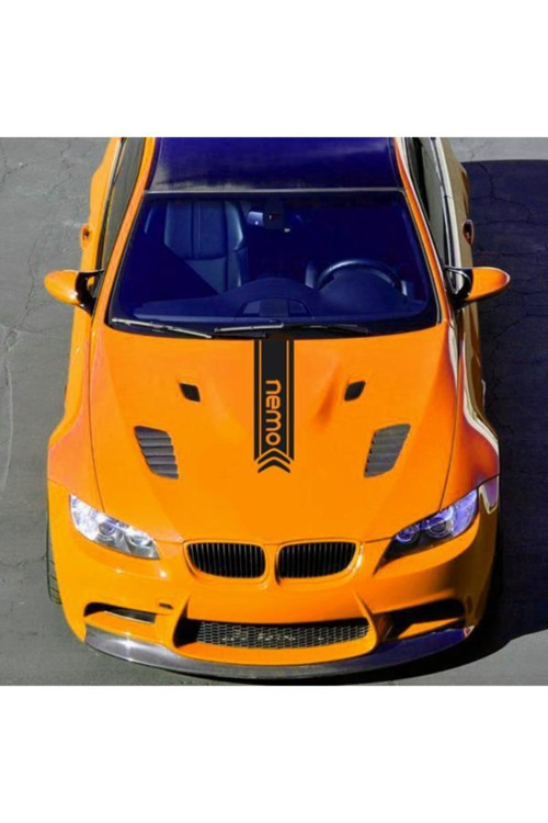 Citroen Nemo İçin Özel Uyumlu Aksesuar Oto Kaput Şerit Özel Sticker