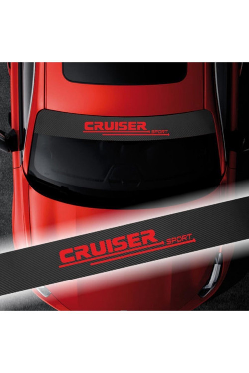 Toyota Cruiser İçin Özel Uyumlu Aksesuar Oto Ön Cam Oto Özel Sticker Karbon