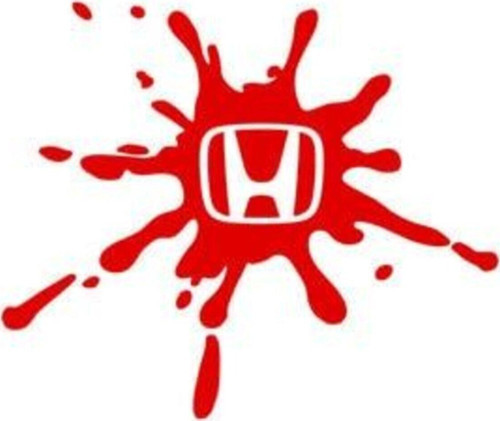 Honda İçin Özel Uyumlu Aksesuar Kan Damlası Tasarım Oto Cam Özel Sticker Kırmızı