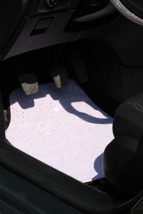 Açık Pembe Araba Içi Pullu Paspas Takımı