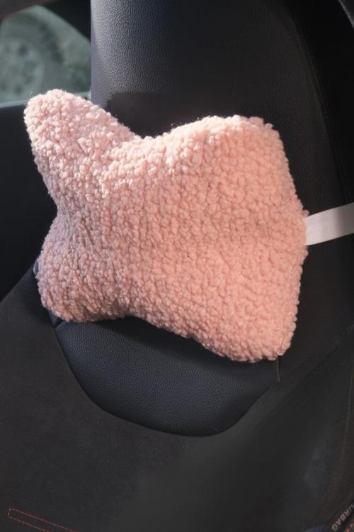 Pembe Teddy Boyun Yastığı, Rahat Ve Şık Tasarım