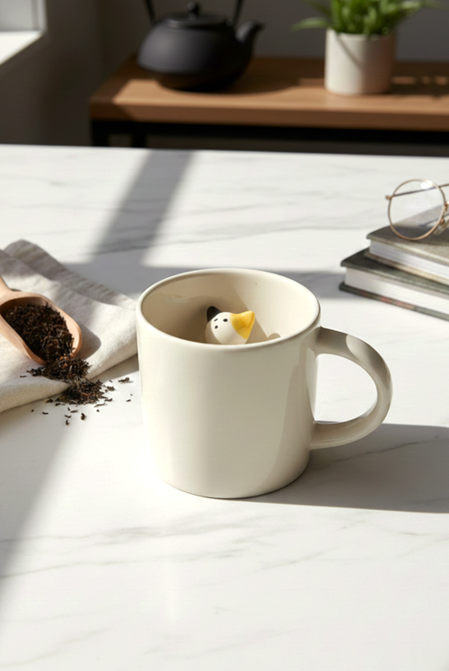 Elly Kedi Figürlü Fincan