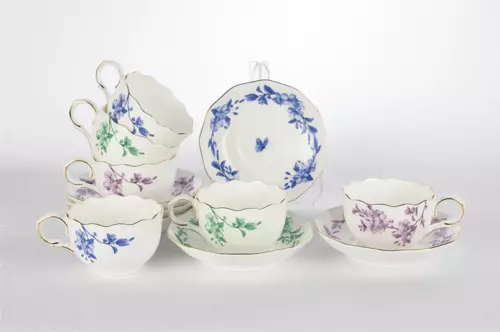 Leaf Elegance 6lı Kahve Fincan Seti 90cc