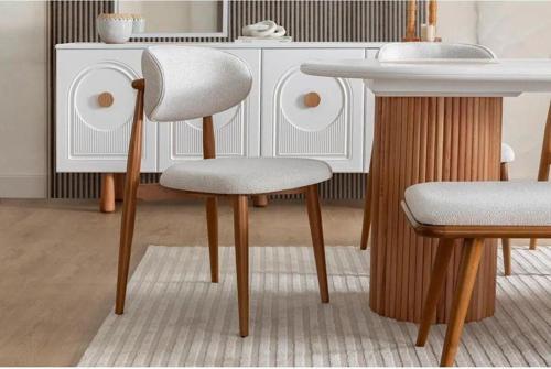 Bohem Yemek Masası Sandalyesi 4'lü