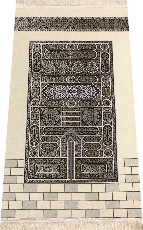Kabe Desenli Ultra Plus Krem Şönil Seccade 17