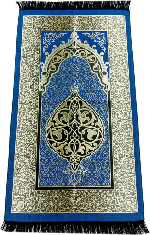 Ekonomik Osmanlı Tafta Seccade - 0150 - Lacivert Renk