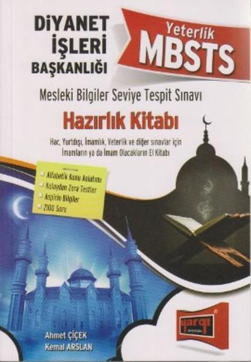 Yeterlilik MBSTS Diyanet İşleri Başkanlığı Mesleki Bilgiler Seviye Tespit Sınavı Hazırlık Kitabı
