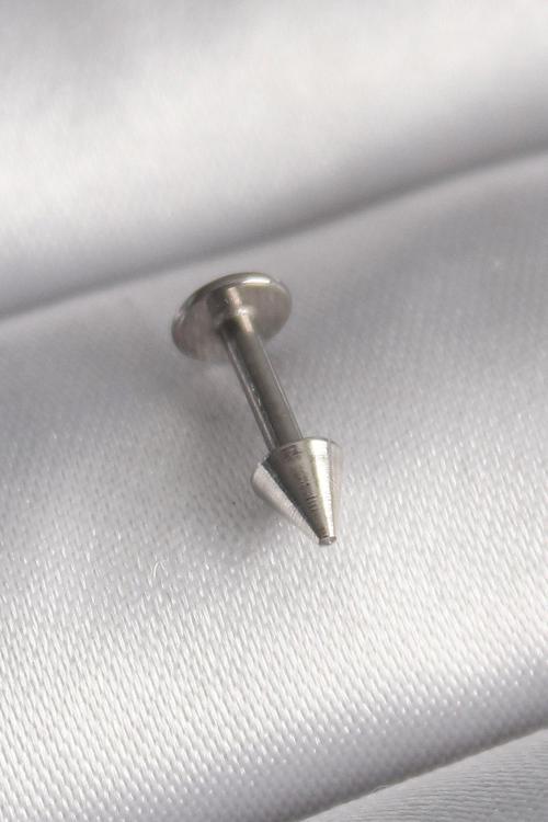 316L Çelik Gümüş Renk Çivi Piercing