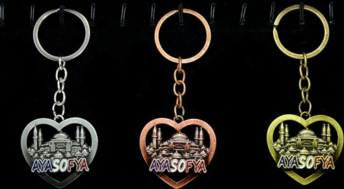 Metal Ayasofya Anahtarlık Alk2201