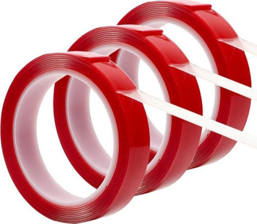 10Mm/5M Silikonlu Çift Taraflı Şeffaf Bant Süper Güçlü Montaj Bandı Vhb Bant