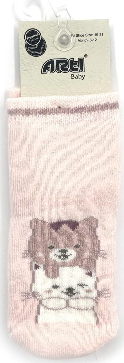 Artı Kids Kız Bebek Havlu Çorap 450197