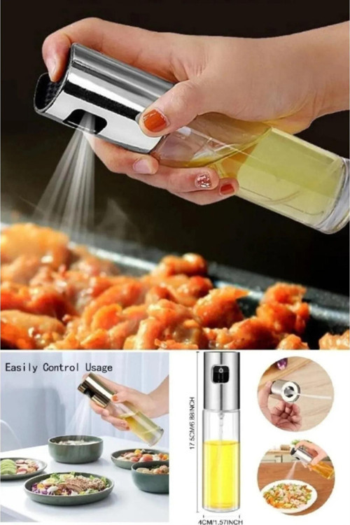 Yumi Home Airfryer Yağlık Yağdanlık Sirkelik Fıs Fıs Püskürtücü 1 Adet Cam Sprey Damlatmaz Fısfıs