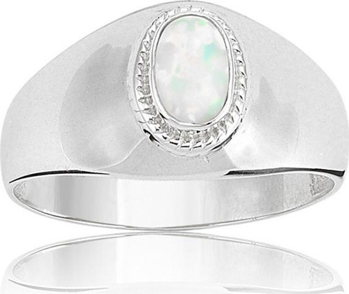 Gümüş Yüzük - Opal Şövalye Kadın 925 Ayar Gümüş Yüzük-Opal Gümüş 925 Ayar Hediye Gümüş Yüzük