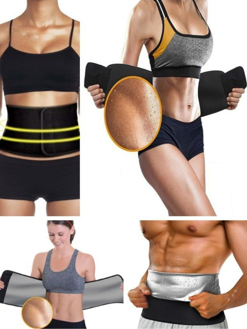 Unisex Bel Göbek Şekillendirici Sauna Kemer Terletici Zayıflatma Korsesi