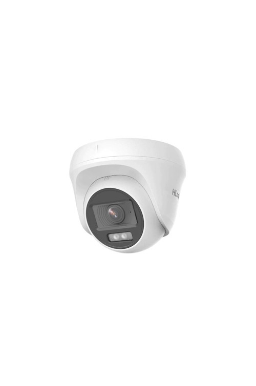 HILOOK THC-T127-LPS, 2Mpix, 2.8mm Lens, 20Mt Gece Görüşü, Dual Light, Dahili Mikrofon, Dome Kamera