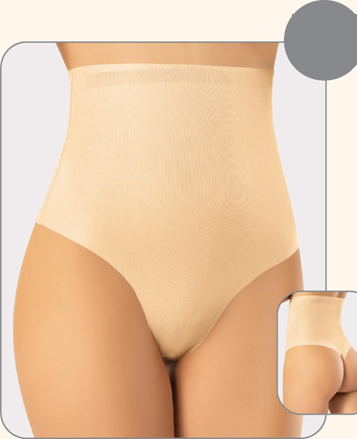 Miss Flex Ten Lazer Kesim Yüksek Bel String 6005
